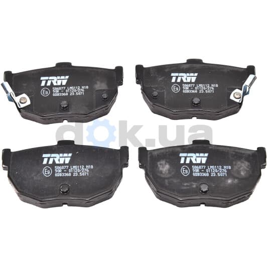 GDB3368 TRW Тормозные колодки для Kia Cerato