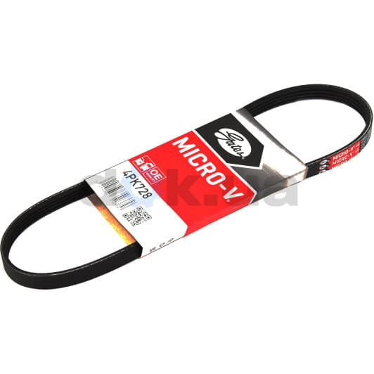 4PK728 Gates Поліклиновий ремінь