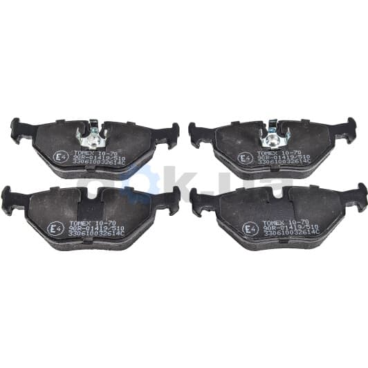 1070 Tomex Тормозные колодки