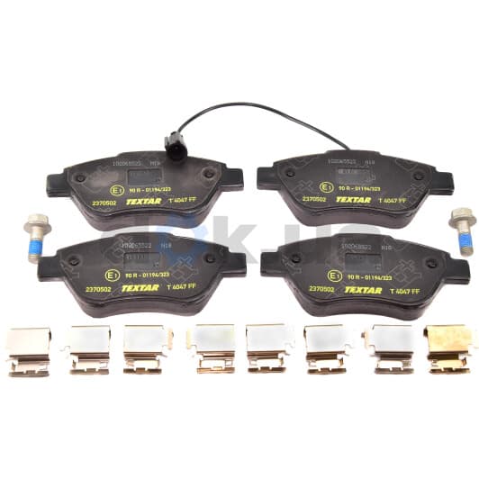 2370502 Textar Тормозные колодки