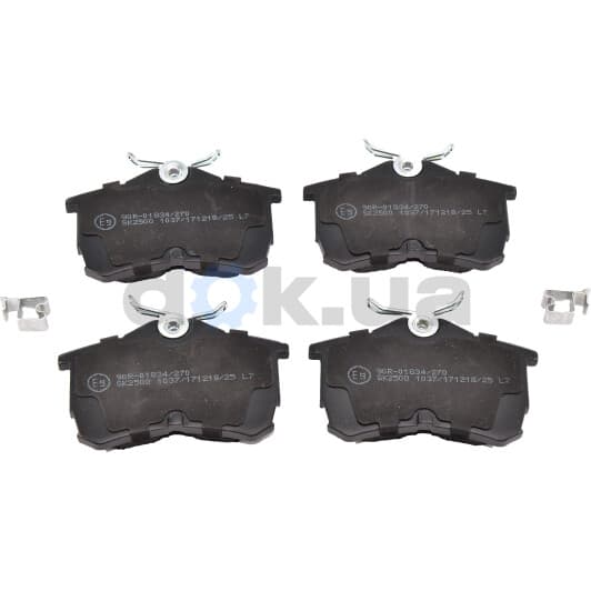 05P1037 LPR Гальмівні колодки для Honda Accord