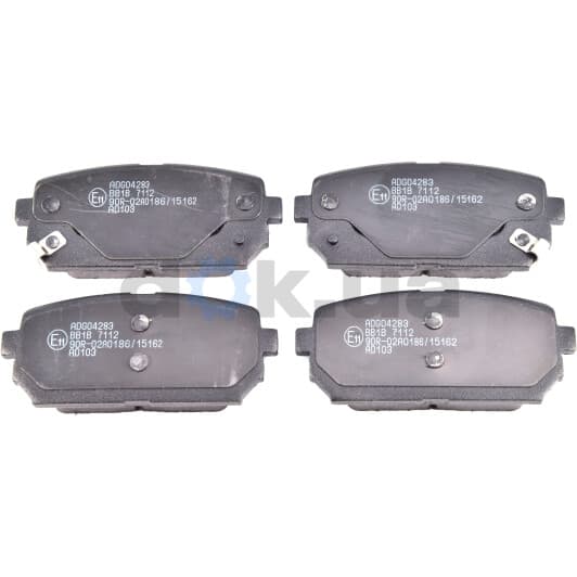 ADG04283 Blue Print Гальмівні колодки для Kia Carens