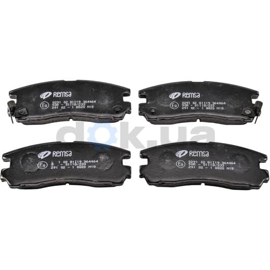 0291.02 Remsa Тормозные колодки