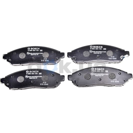 0 986 494 151 Bosch Гальмівні колодки