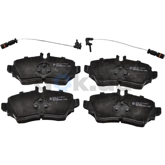 BP2763 Bremsi Гальмівні колодки для Mercedes A-Class