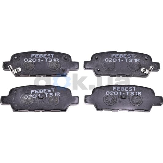 0201T31R Febest Гальмівні колодки
