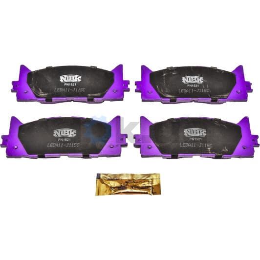 PN1521 NiBK Тормозные колодки