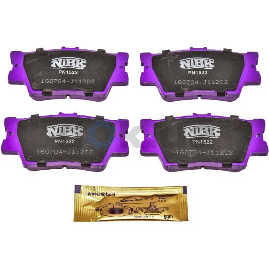 PN1522 NiBK Тормозные колодки