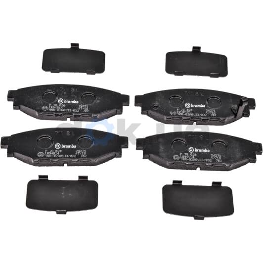 P 78 020 Brembo Гальмівні колодки