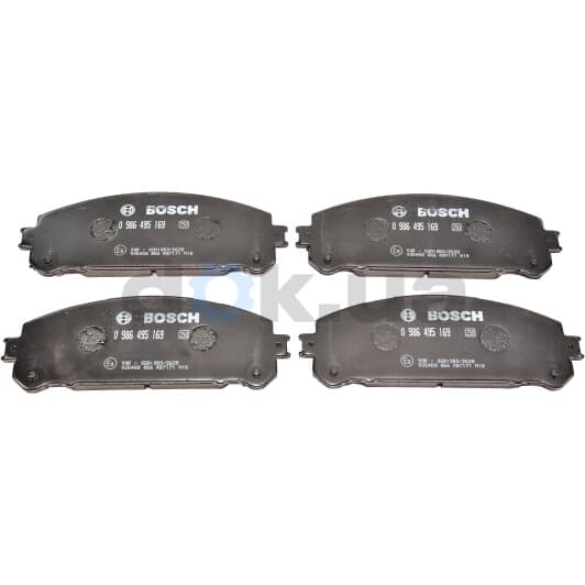0 986 495 169 Bosch Тормозные колодки
