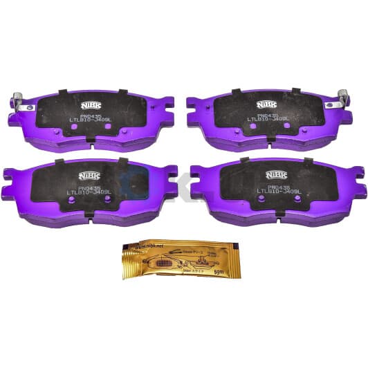 PN0435 NiBK Тормозные колодки
