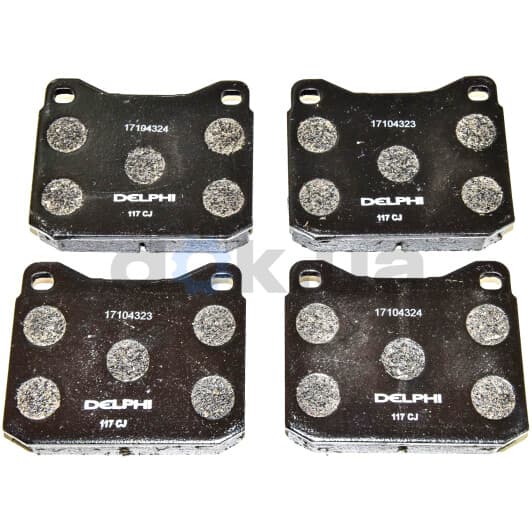 LP117 Delphi Гальмівні колодки для Volkswagen LT