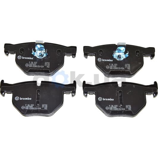 P 06 033 Brembo Гальмівні колодки