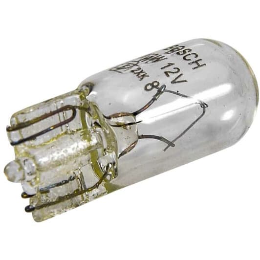 Автолампа Bosch W3W W2,1x9,5d 3 W прозрачная 1987302818