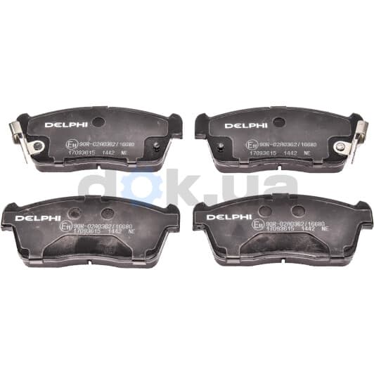 LP1442 Delphi Тормозные колодки
