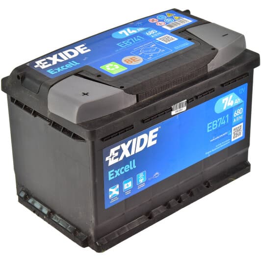 Акумулятор Exide 6 CT-74-L Excell EB741