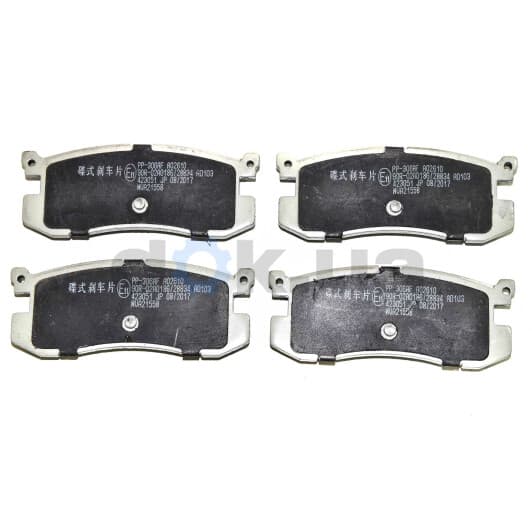 PP-306AF Japanparts Тормозные колодки