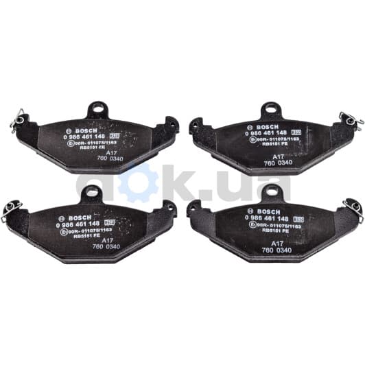 0 986 461 148 Bosch Гальмівні колодки