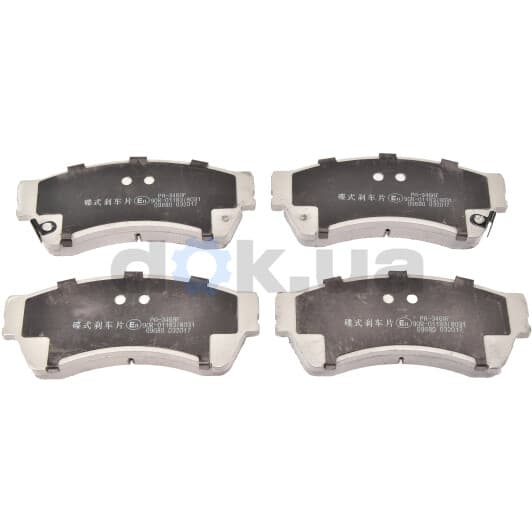PA-346AF Japanparts Тормозные колодки для Mazda 6