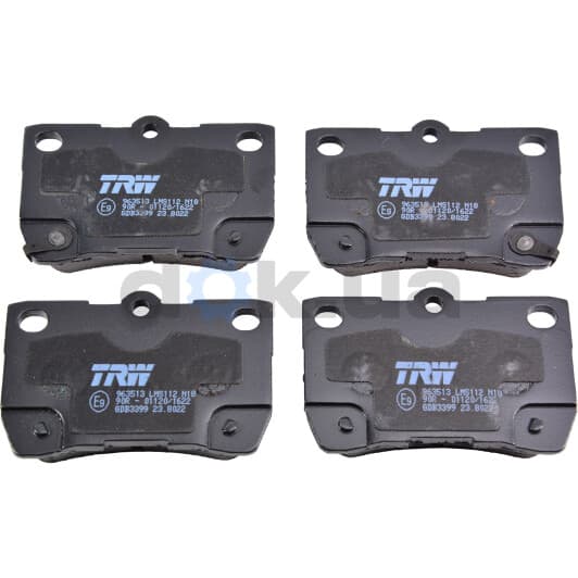 GDB3399 TRW Гальмівні колодки