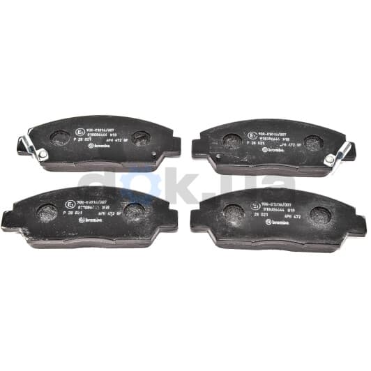 P 28 021 Brembo Гальмівні колодки