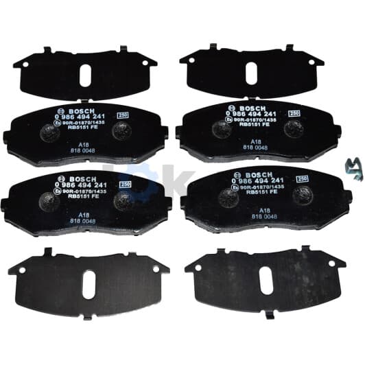 0 986 494 241 Bosch Тормозные колодки для Suzuki Grand Vitara