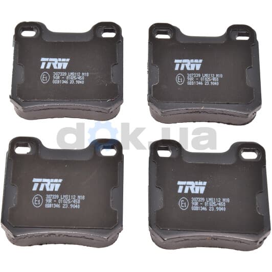 GDB1346 TRW Тормозные колодки