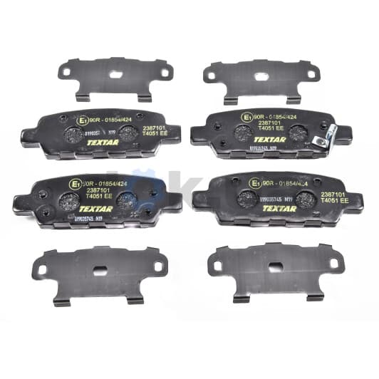 2387101 Textar Тормозные колодки
