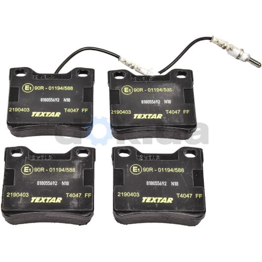 2190403 Textar Гальмівні колодки