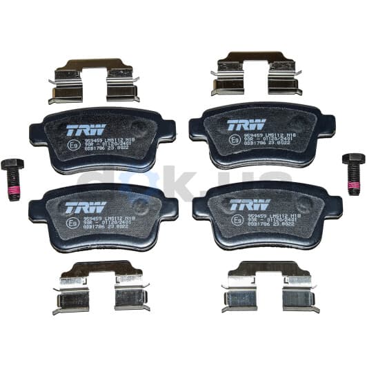 GDB1786 TRW Тормозные колодки