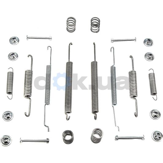 105-0726 Metzger Монтажний комплект барабанних гальмівних колодок