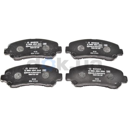 0 986 494 244 Bosch Тормозные колодки