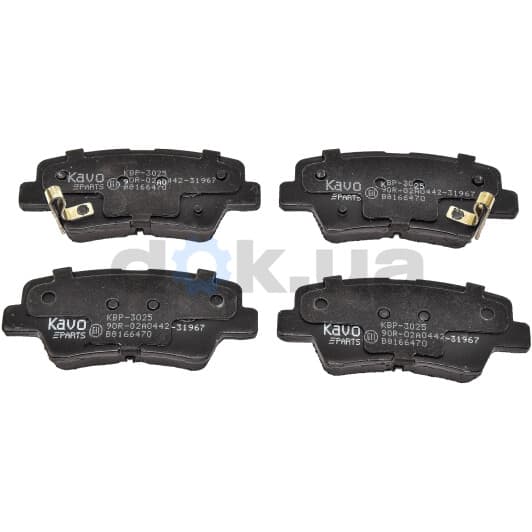 KBP-3025 Kavo Parts Гальмівні колодки