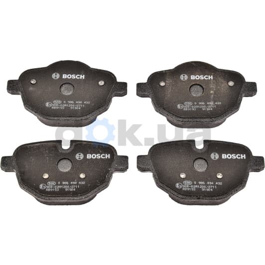 0 986 494 432 Bosch Тормозные колодки