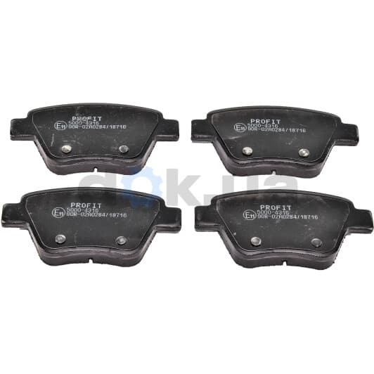 50004316 Profit Гальмівні колодки