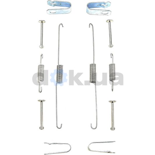 105-0888 Metzger Монтажний комплект барабанних гальмівних колодок