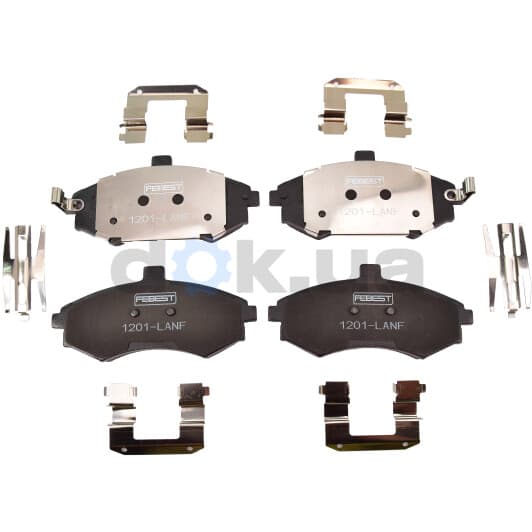 1201LANF Febest Гальмівні колодки