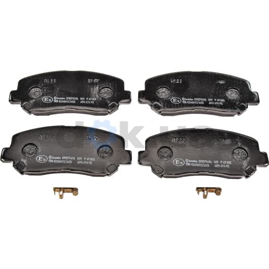 P 49 045 Brembo Тормозные колодки