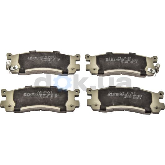 51-03-305 Ashika Гальмівні колодки