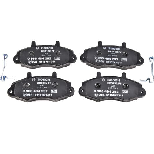 0 986 494 292 Bosch Гальмівні колодки