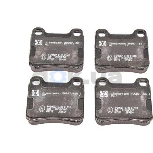 20687.155.1 Zimmermann Тормозные колодки