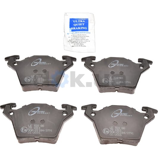 02.35.118 Trucktec Automotive Тормозные колодки