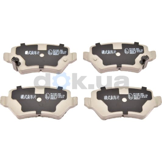 PP-K12AF Japanparts Тормозные колодки