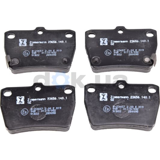 23656.140.1 Zimmermann Тормозные колодки для Toyota RAV4