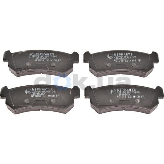 J3610903 Nipparts Тормозные колодки