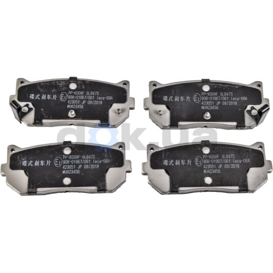 PP-K00AF Japanparts Гальмівні колодки