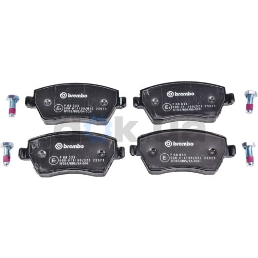 P 68 033 Brembo Гальмівні колодки