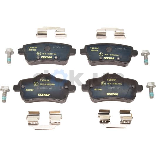 2521502 Textar Тормозные колодки