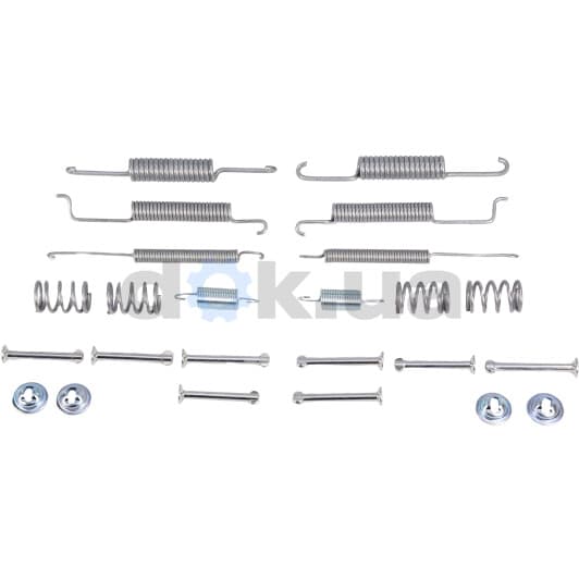 LY1026 Delphi Монтажный комплект барабанных тормозных колодок