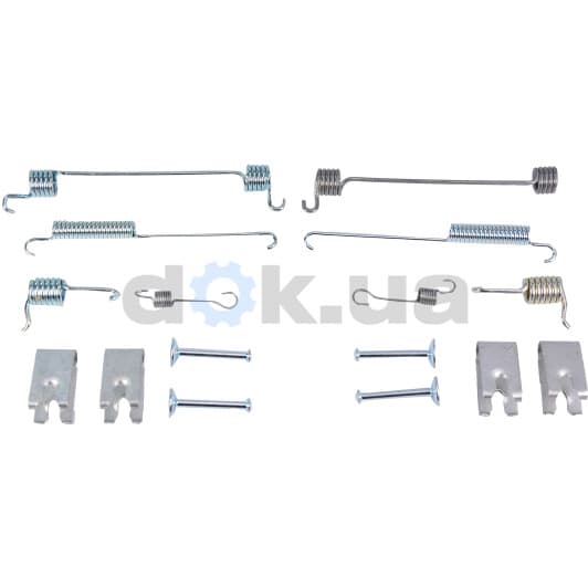 1 987 475 254 Bosch Монтажний комплект барабанних гальмівних колодок